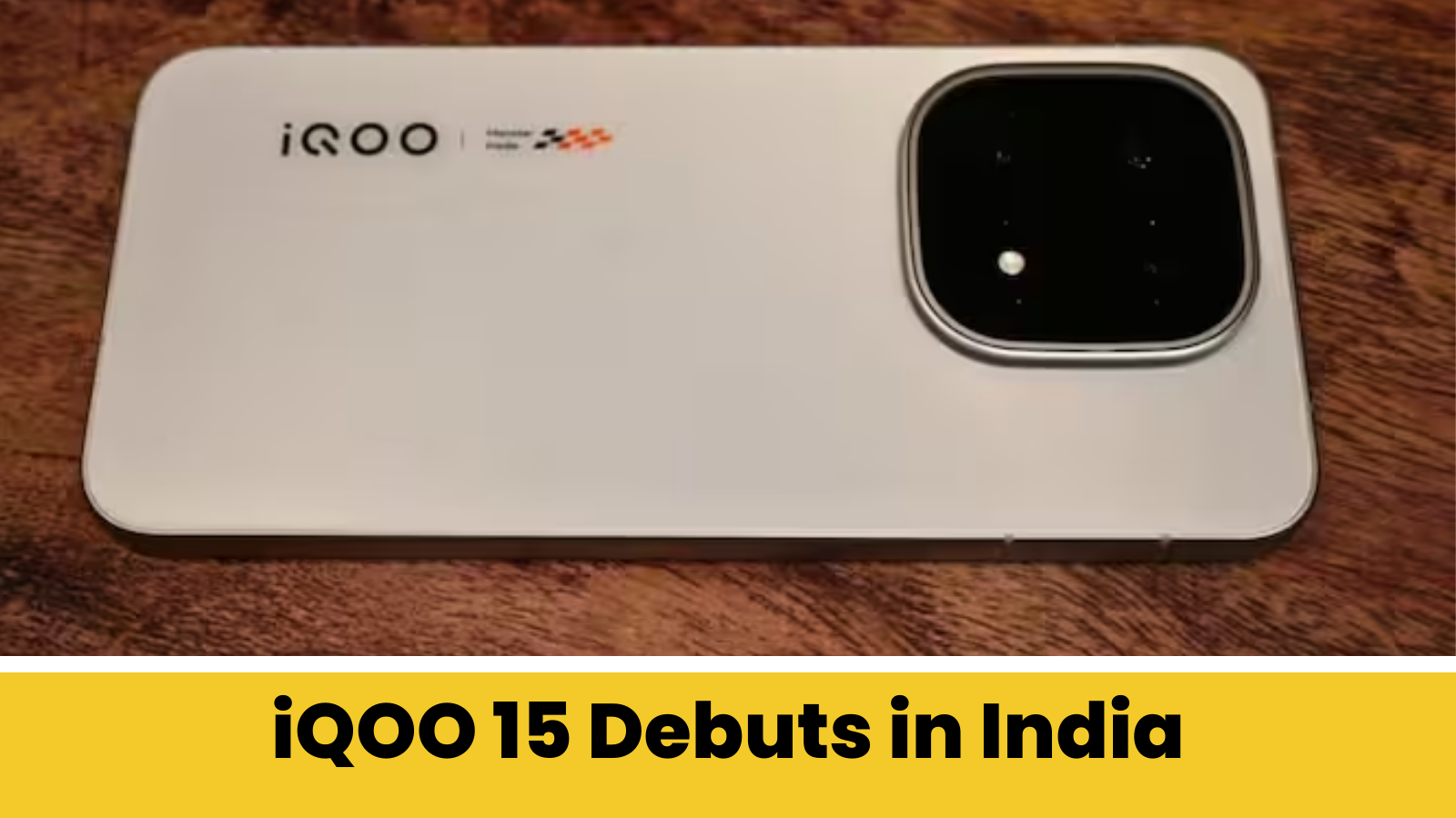 iQOO 15 Debuts in India