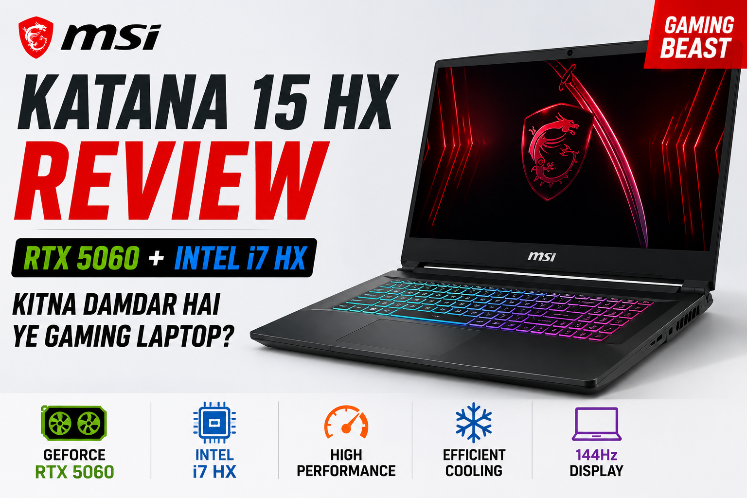 MSI Katana 15 HX Review